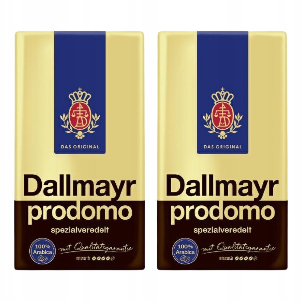 Levně Mletá káva 500g Dallmayr Prodomo 0,5kg arabika 2 ks