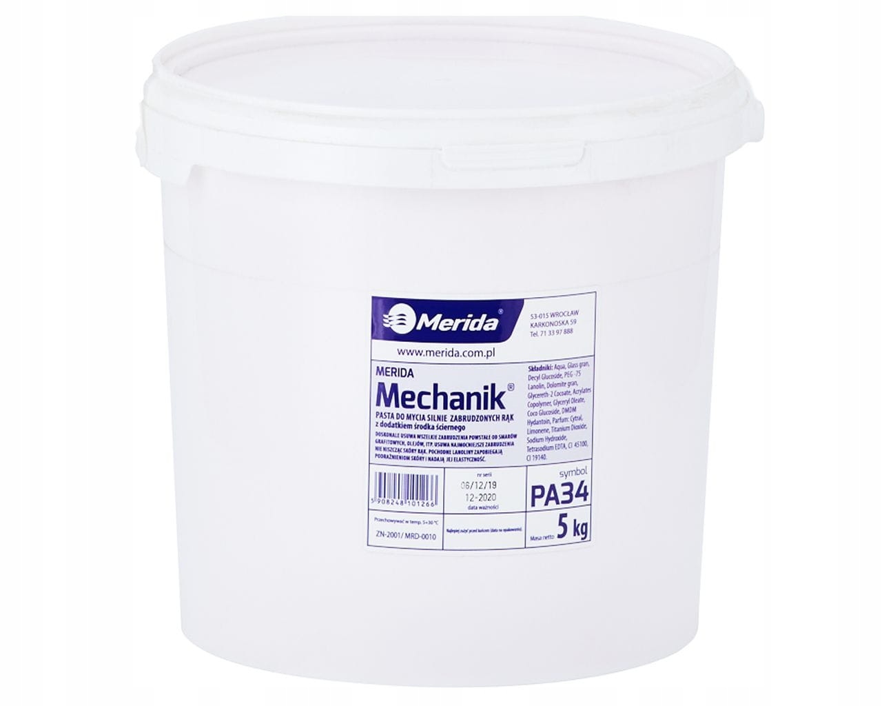 

Pasta Bhp do rąk Merida Mechanik 5kg