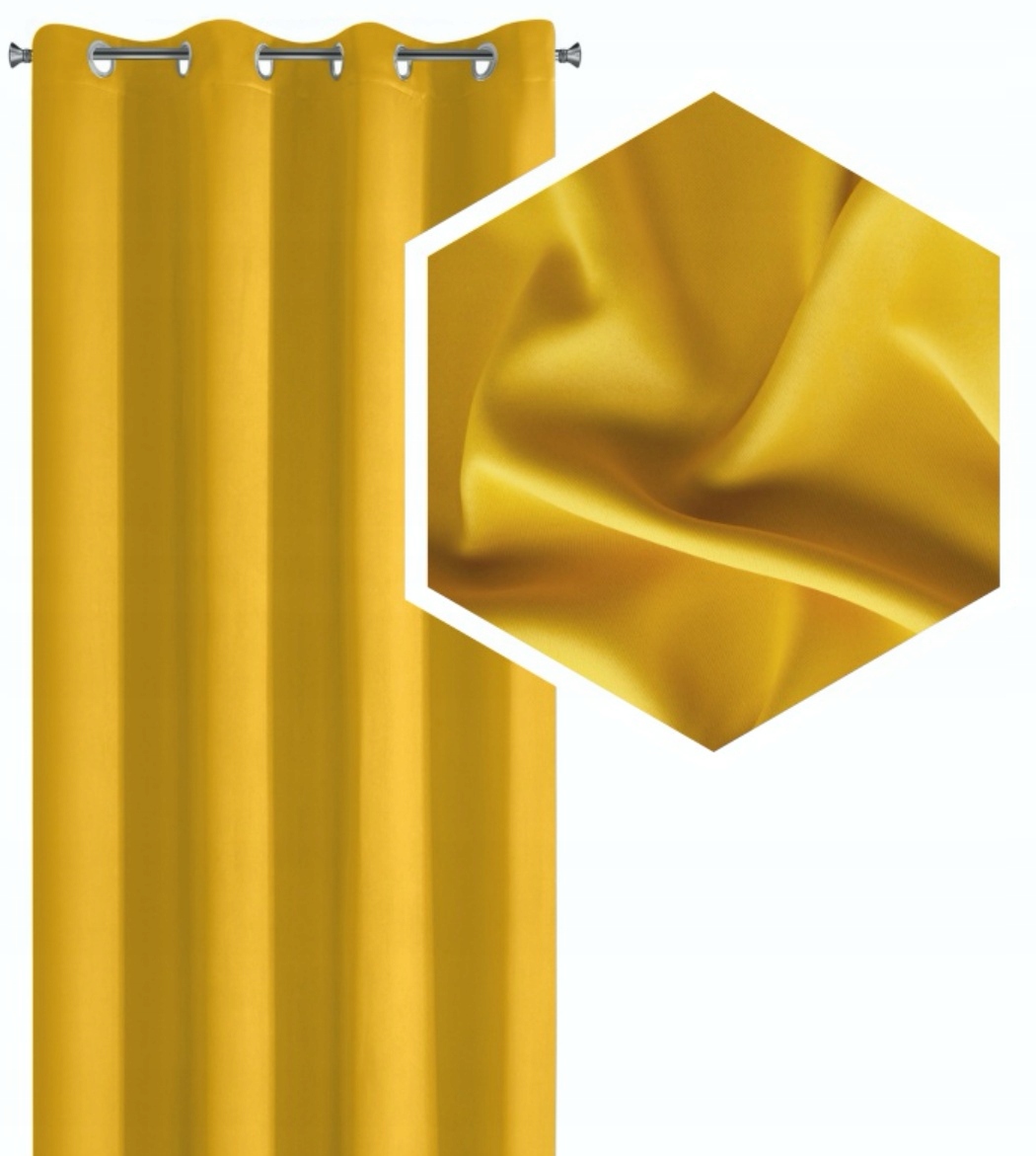 GOTOWE ZASŁONY ZACIEMNIAJĄCE GRUBE KÓŁKA PRZELOTKI