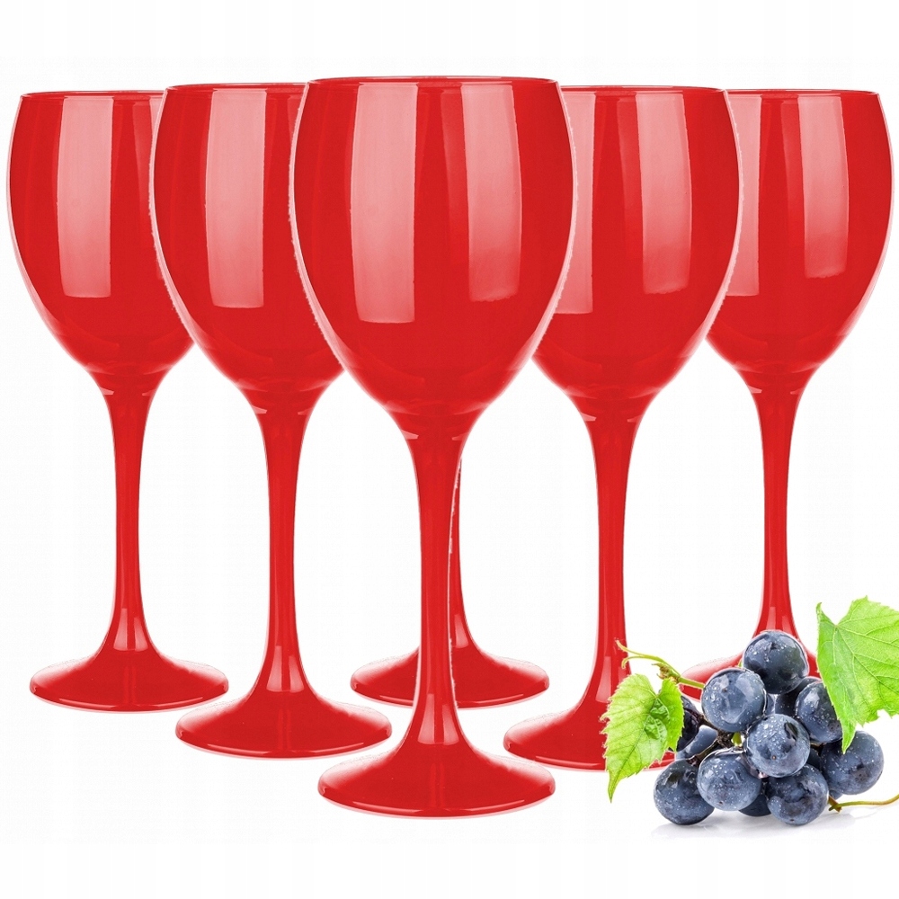 

6x Kieliszki Do Wina Czerwone 300ML Zestaw 6SZT