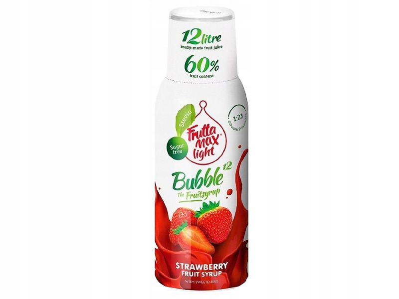 

Syrop Fruttamax Light Truskawka 500 ml bez cukru