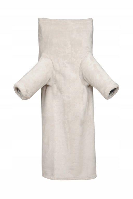 Deka s rukávy 150x210 Kangoo Světle šedá, měkká