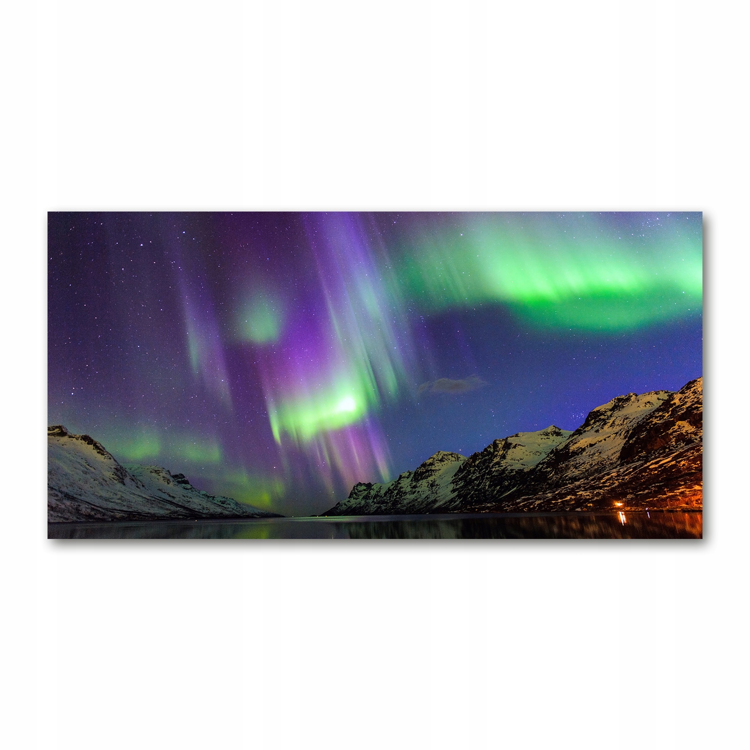 

Foto obraz akryl zdjęcie Zorza polarna 120X60 cm