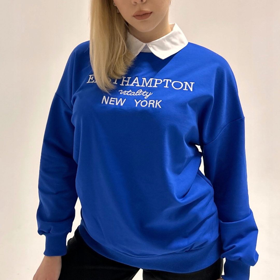 Bluza Easthampton L Niebieski Materiał dominujący bawełna