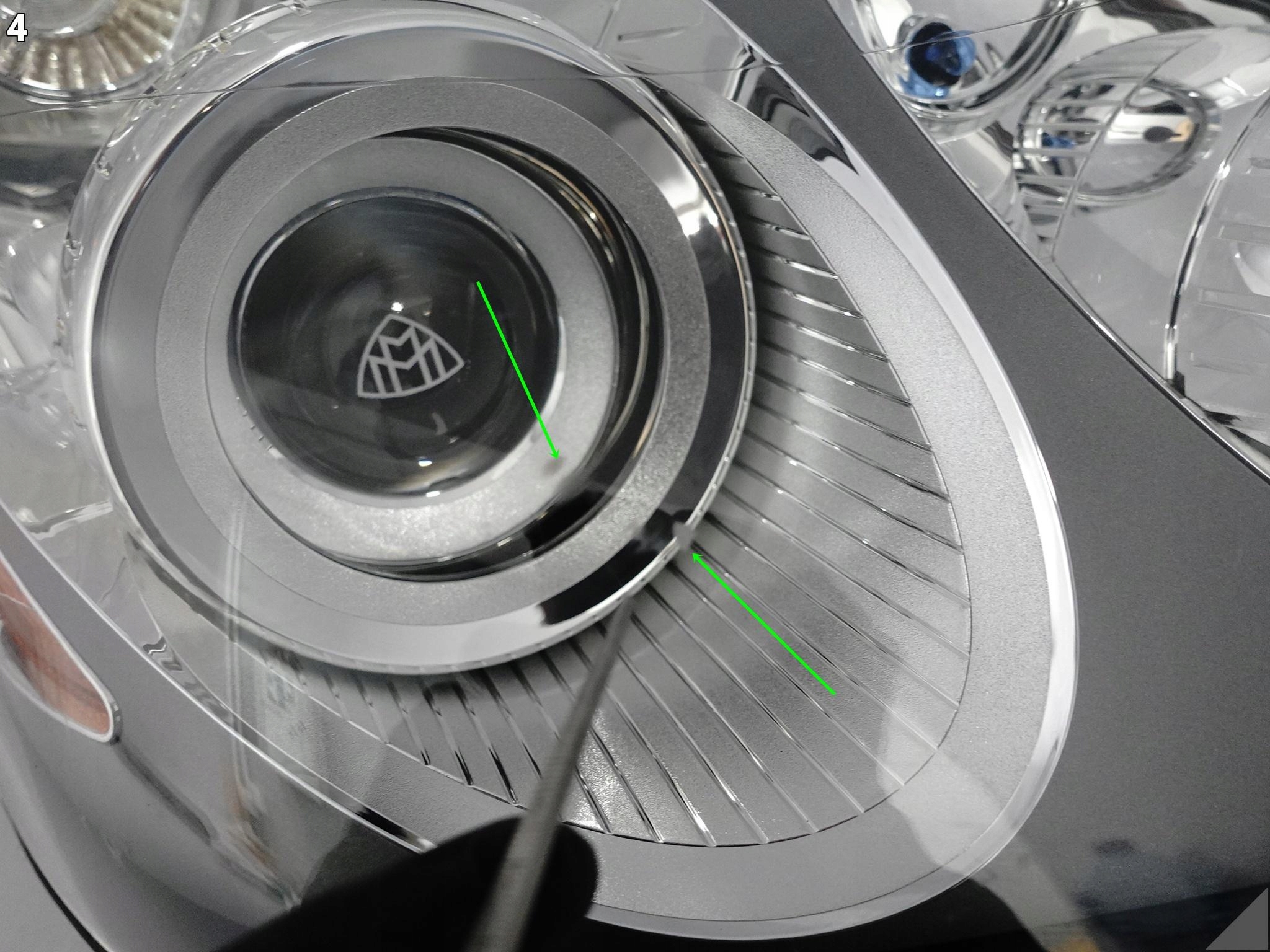 MAYBACH 57 W240 62 V240 03-13 světlo HEADLIGHT XENON pravá předek EUROPA
