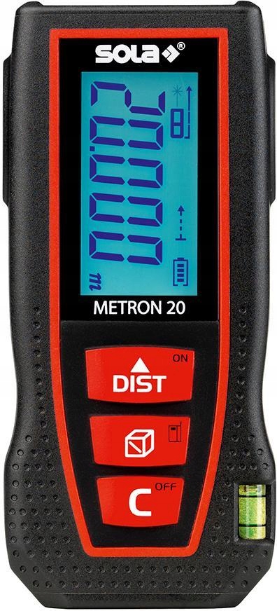 Laserový dálkoměr Metron 20 s pouzdrem připevněným k opasku Sola