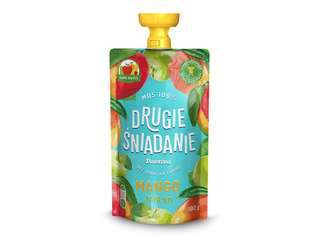 Mus Mango Jabłko Dawtona 100 g Drugie Śniadanie