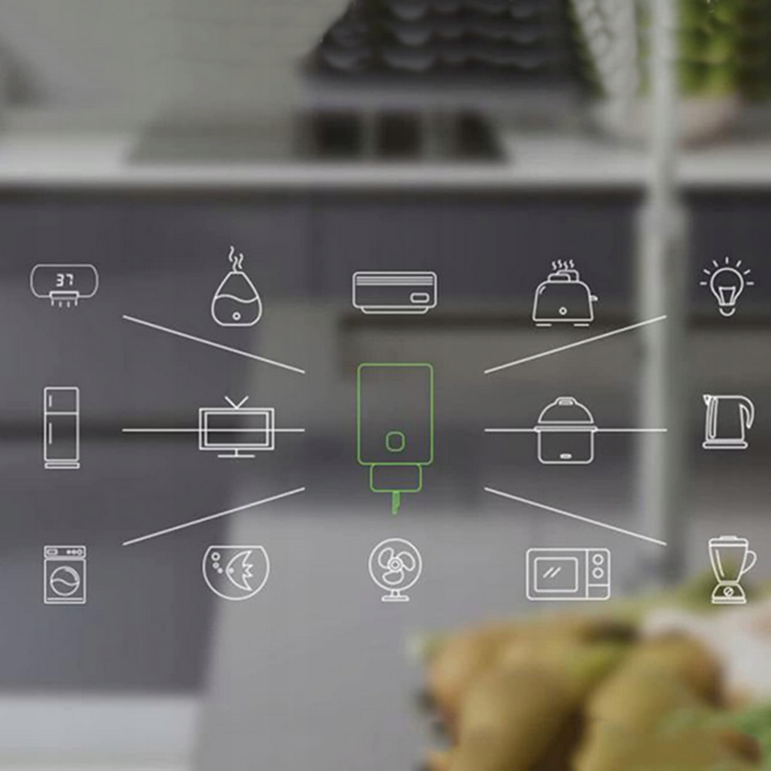 PROGRAMATOR CZASOWY SMART WIFI TIMER INTELIGENTNE GNIAZDKO STEROWANE GŁOSEM Seria sieciowe