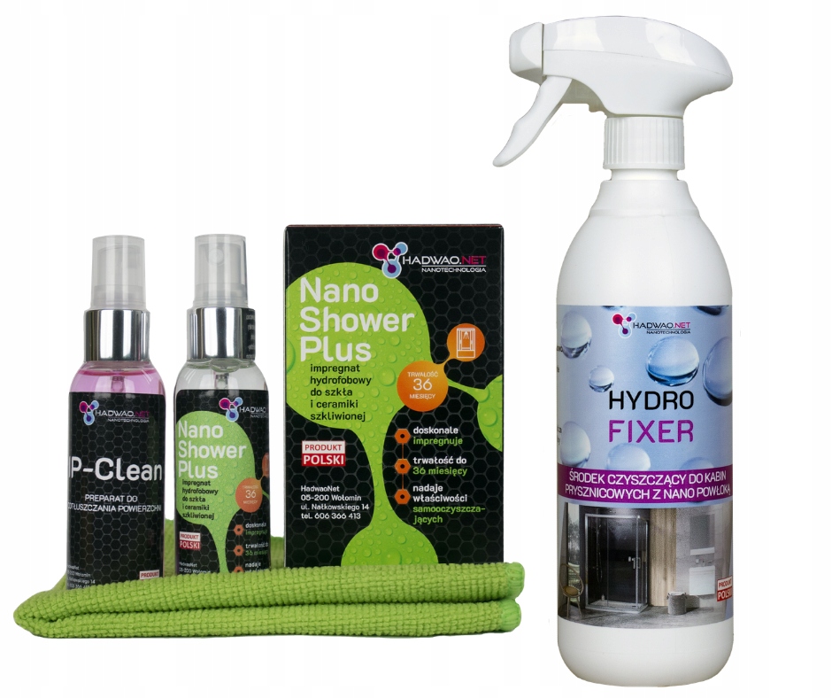 

Środki do zabezpieczenia i czyszczenia kabin