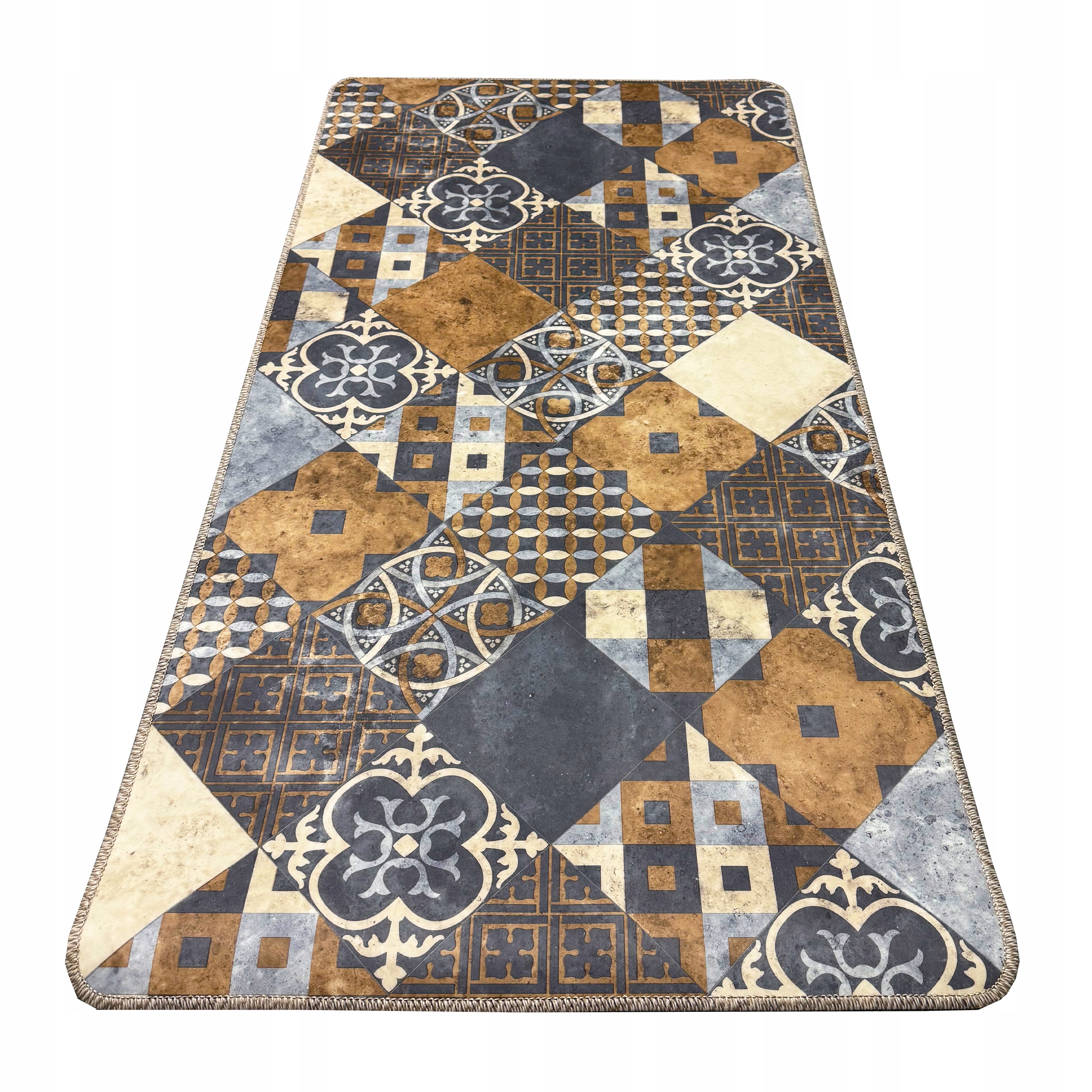 Koberec Do Kuchyně Podlahová Podložka 150 X 77 CM Pvc Vintage Koberec Běhoun Kuchyňský