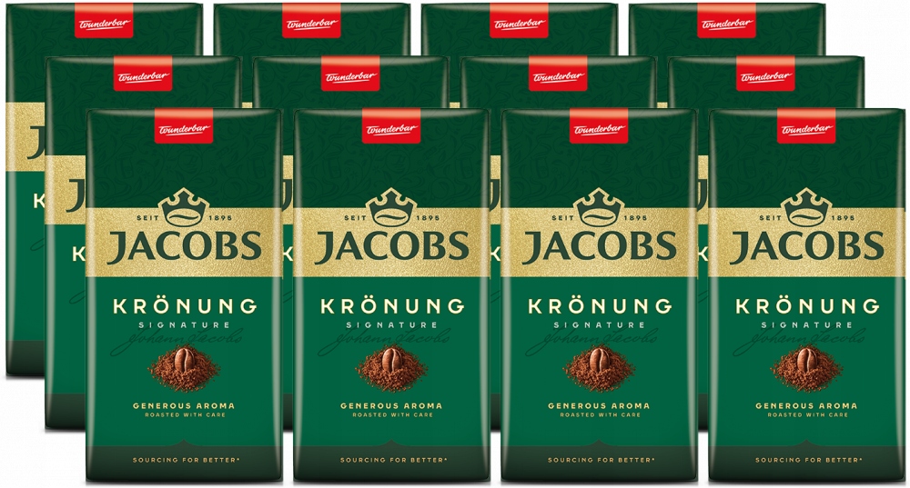 Kawa mielona Jacobs Kronung 500 g x12