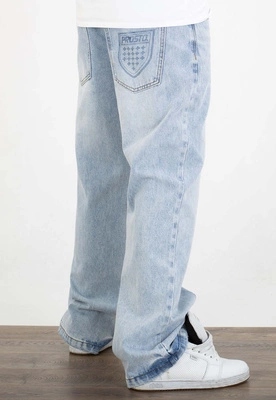 Kalhoty Prosto Baggy Shield blue