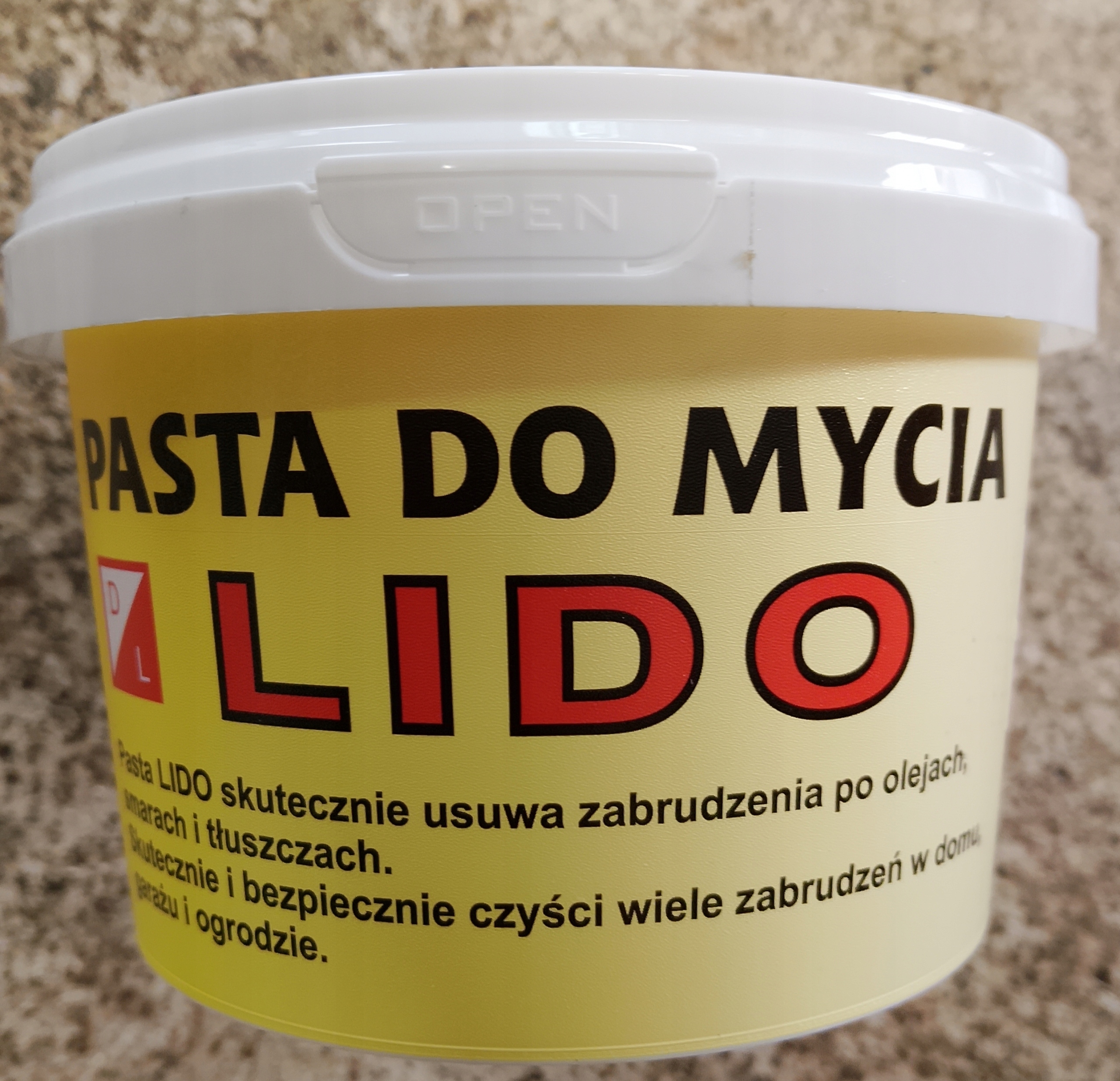 Pasta do mycia rąk Lido 0,5l idealna do warsztatu