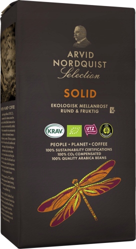 Кофе молотый экологический Arvid Nordquist SOLID 450гр