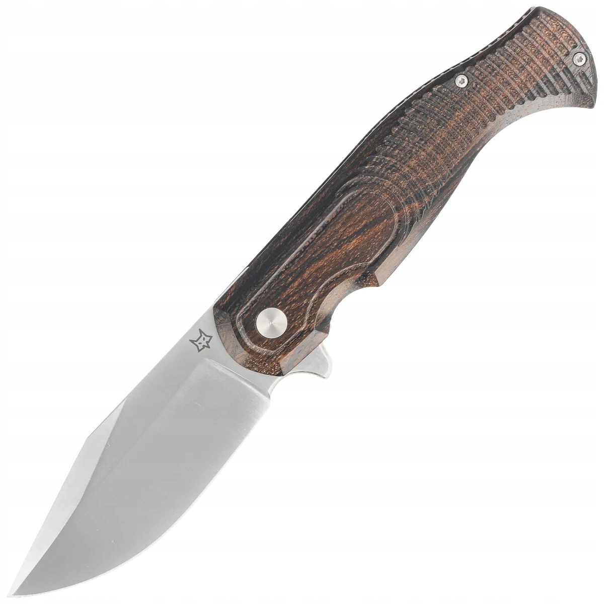 Nůž Fox Eastwood Tiger Wood, Satin Cpm S90V