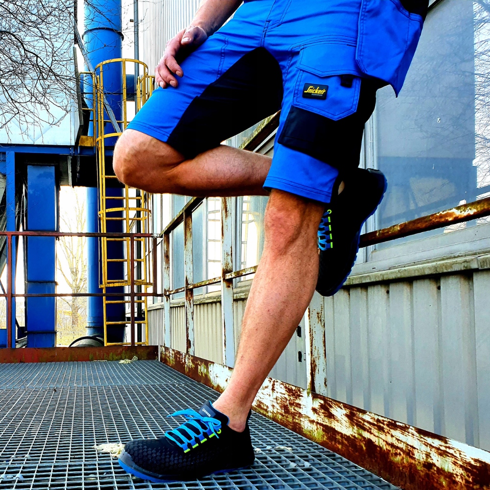 Spodenki robocze Snickers 6141 Stretch Szary 48 Materiał dominujący bawełna