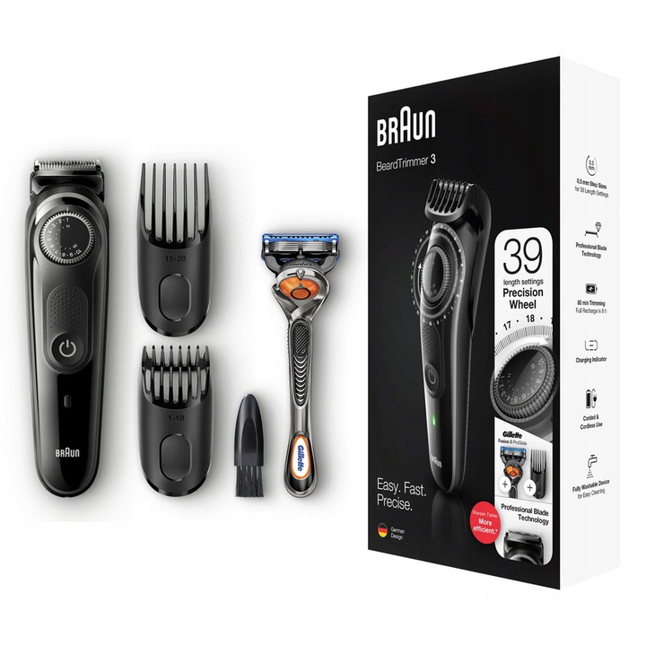 Braun Zastřihovač BT3242+strojek Gillette Proglide