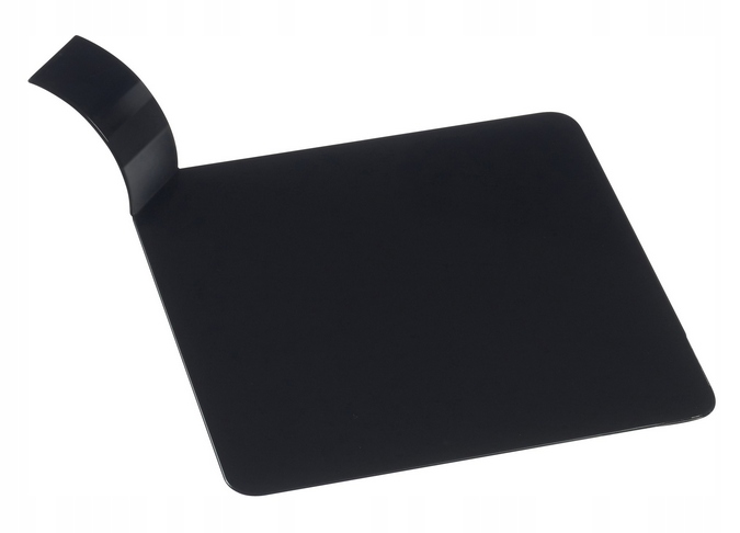 Czarne kwadratowe podkładki pod desery 100 szt. PS32253