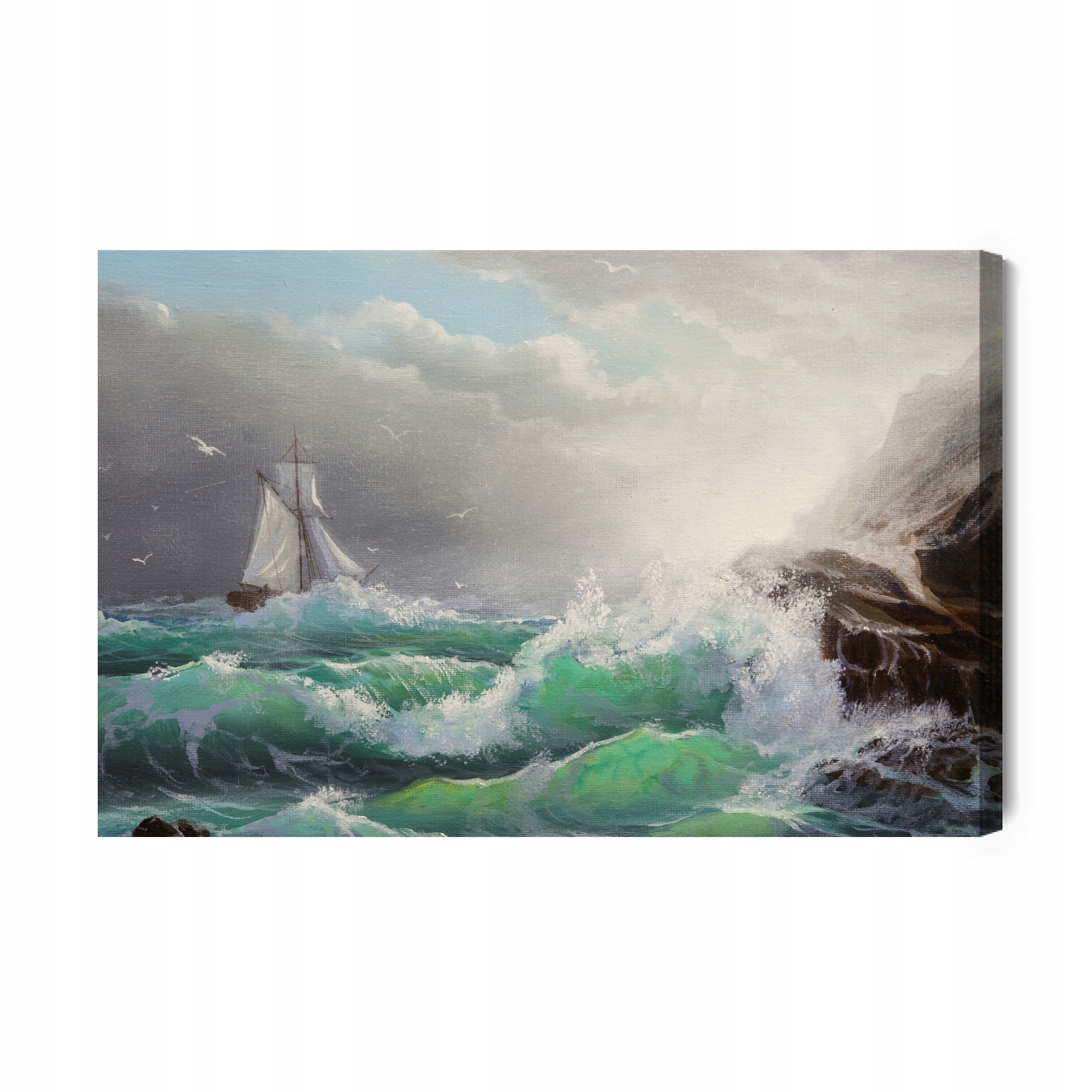 Obraz Na Plátně Plachetnice Moře a vlny Canvas 100x70