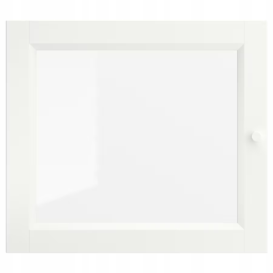 Oxberg Skleněné dveře, bílé, 40 x 35 cm