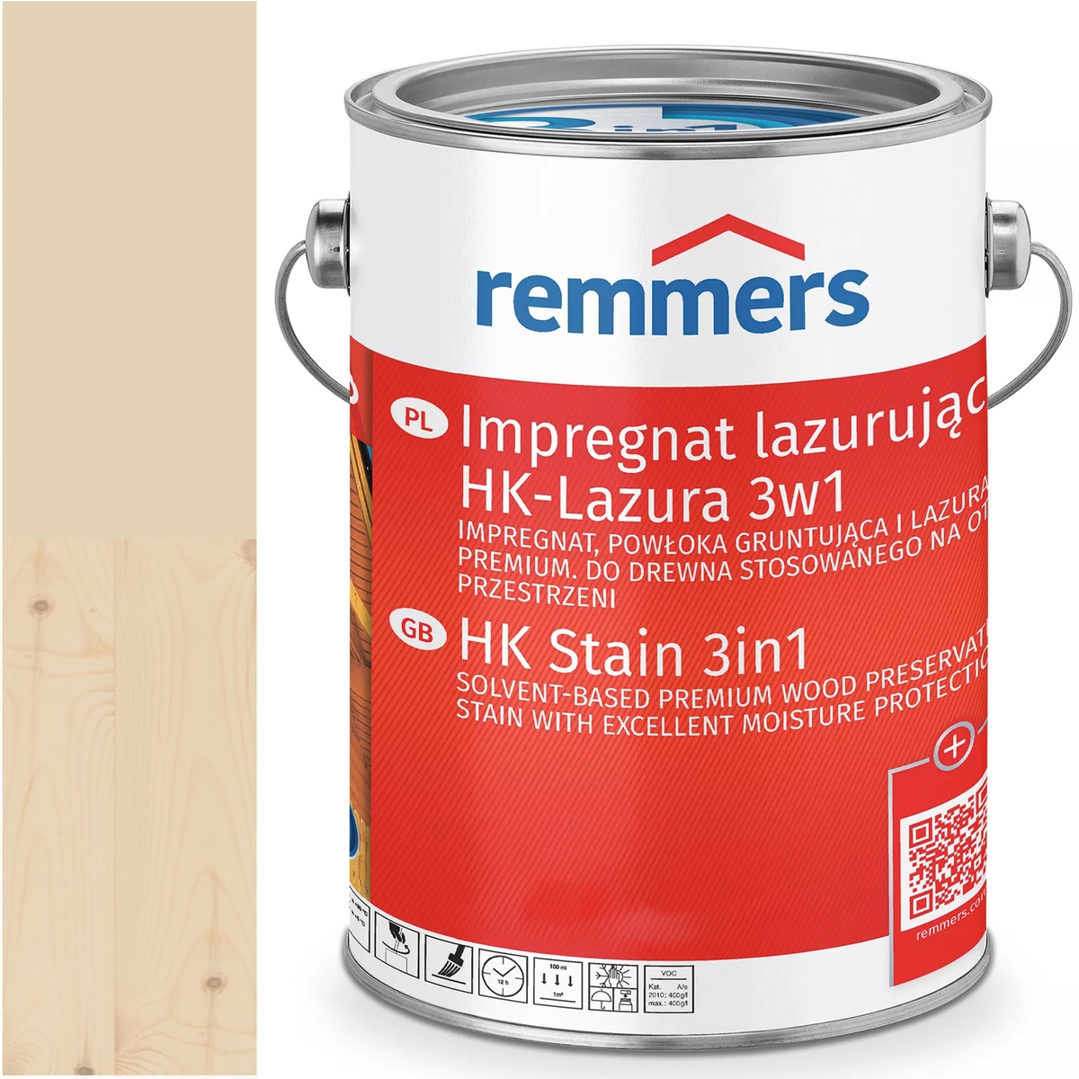 Remmers HK-Lasur Ochranná lazúra na drevo Ral 1015 Béžová Svetlá 10L