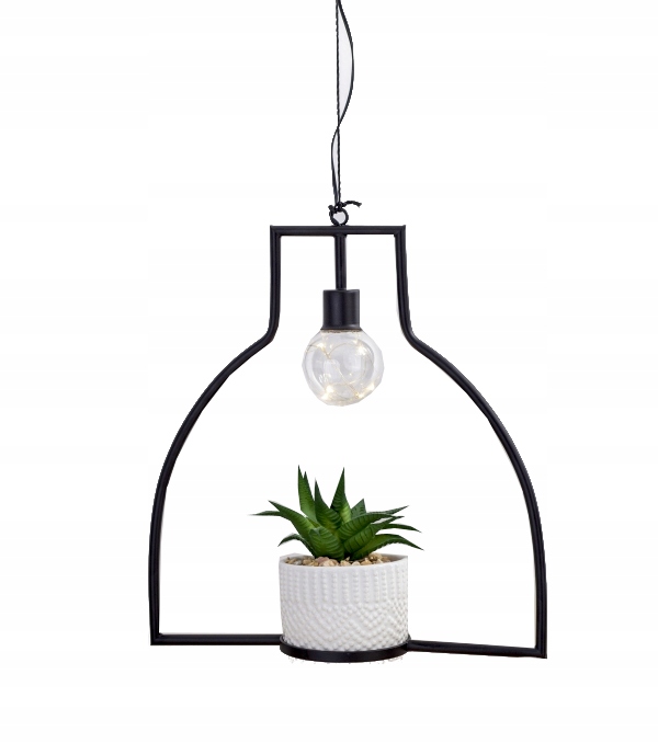 

Lampa doniczka wisząca na kwiaty doniczkę Led