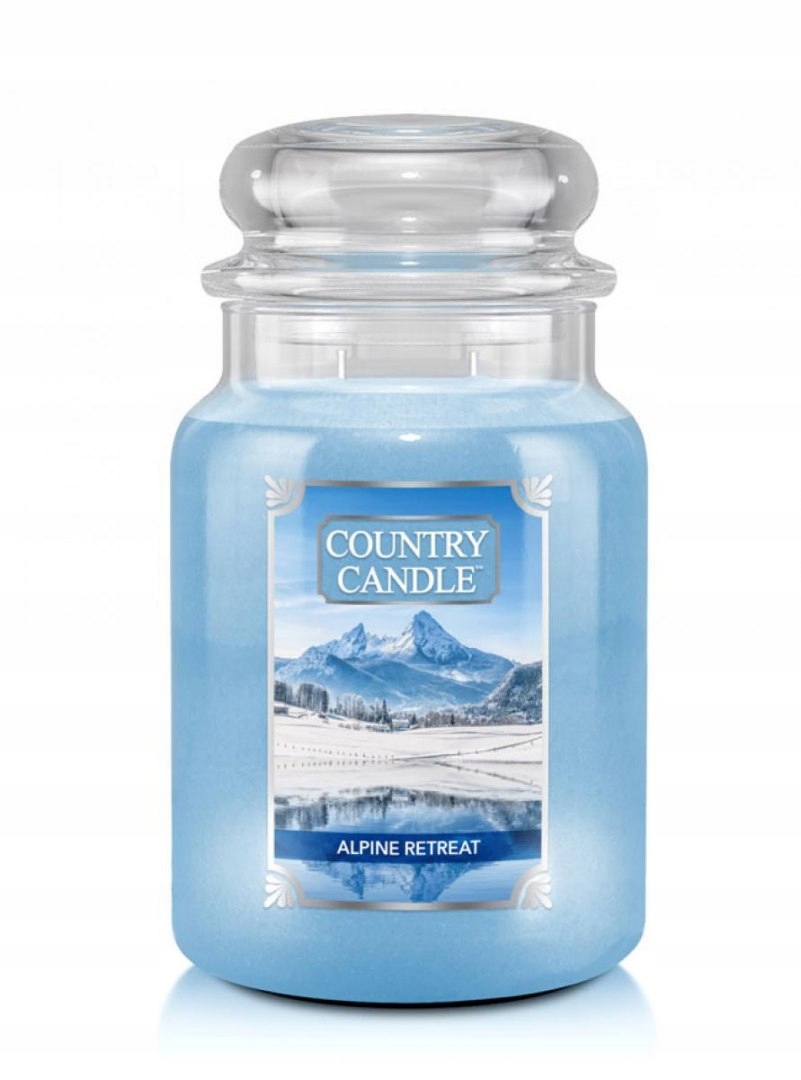Tradiční sójová svíčka Alpine Retreat Country Candle 1 ks