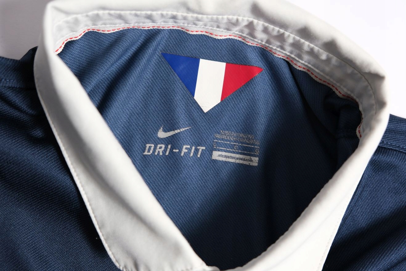 FRANCJA__FRANCE FFF__NIKE__HOME SHIRT 2014-15__L Kolor niebieski