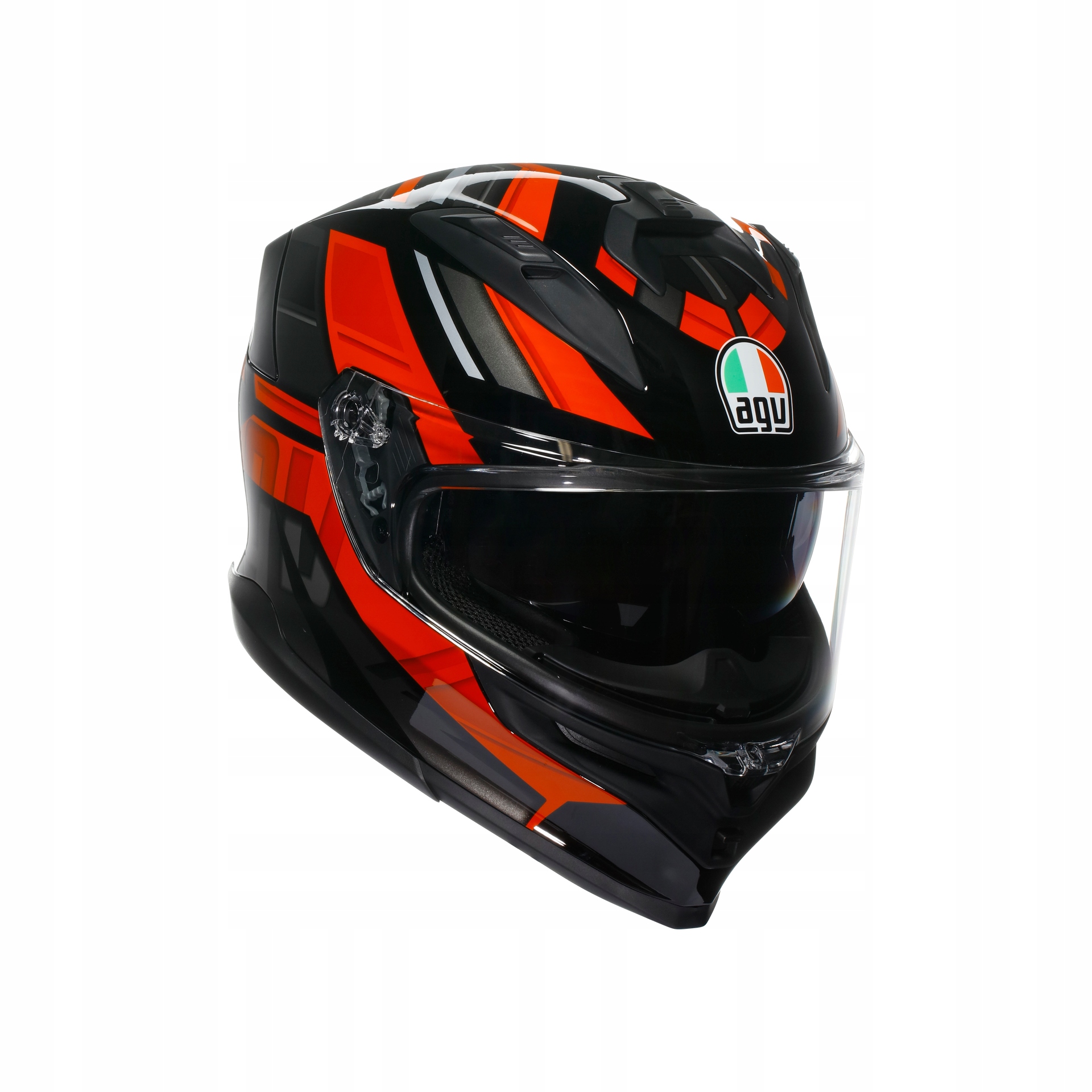 Motocyklová prilba Agv K7 Taurax Čierna/Červená L