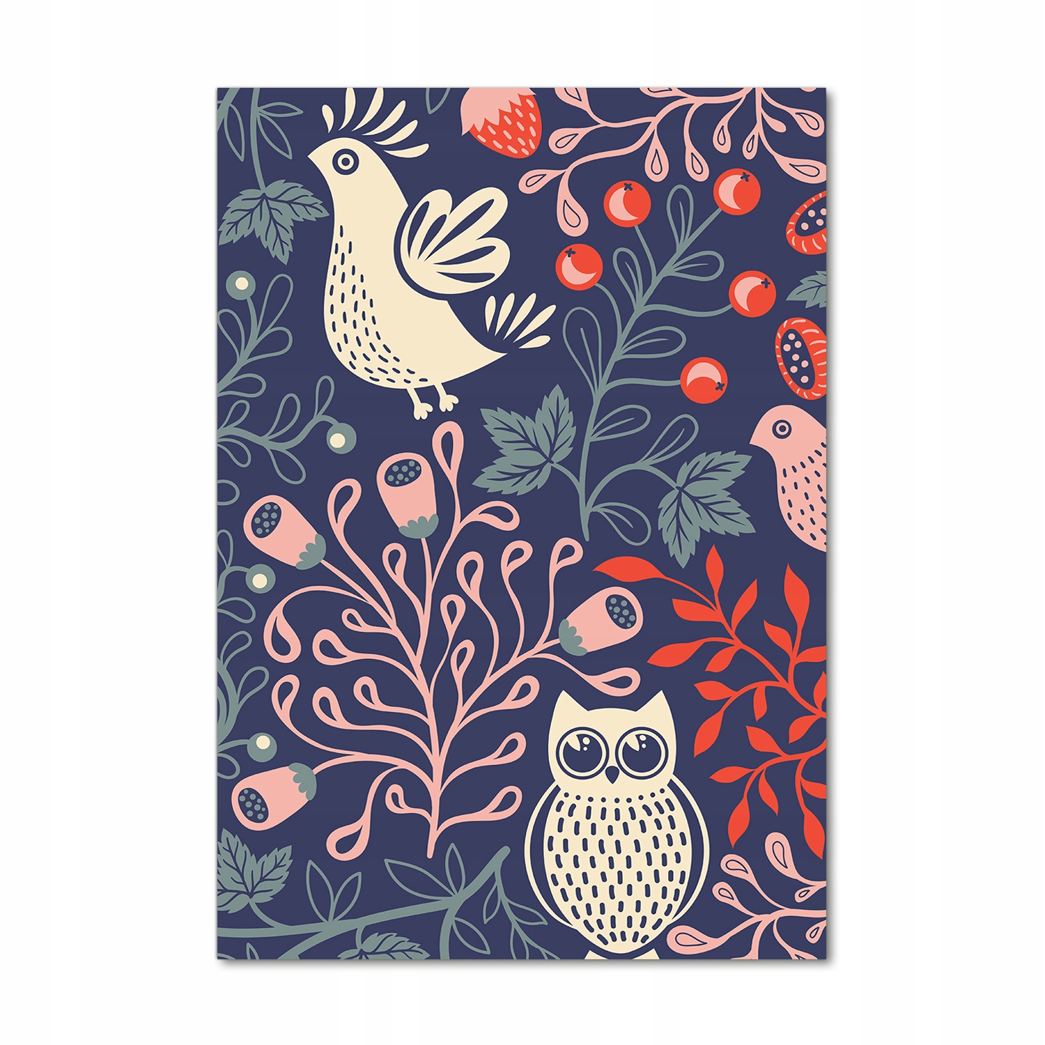 

Foto obraz szkło akrylowe Kogut kura sowa 70x100cm