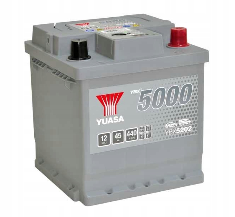 Акумулятор Yuasa YBX5202 12V 45Ah 440A