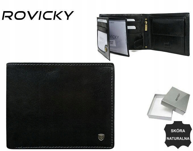 Pánská kožená peněženka N992-rvt Black!