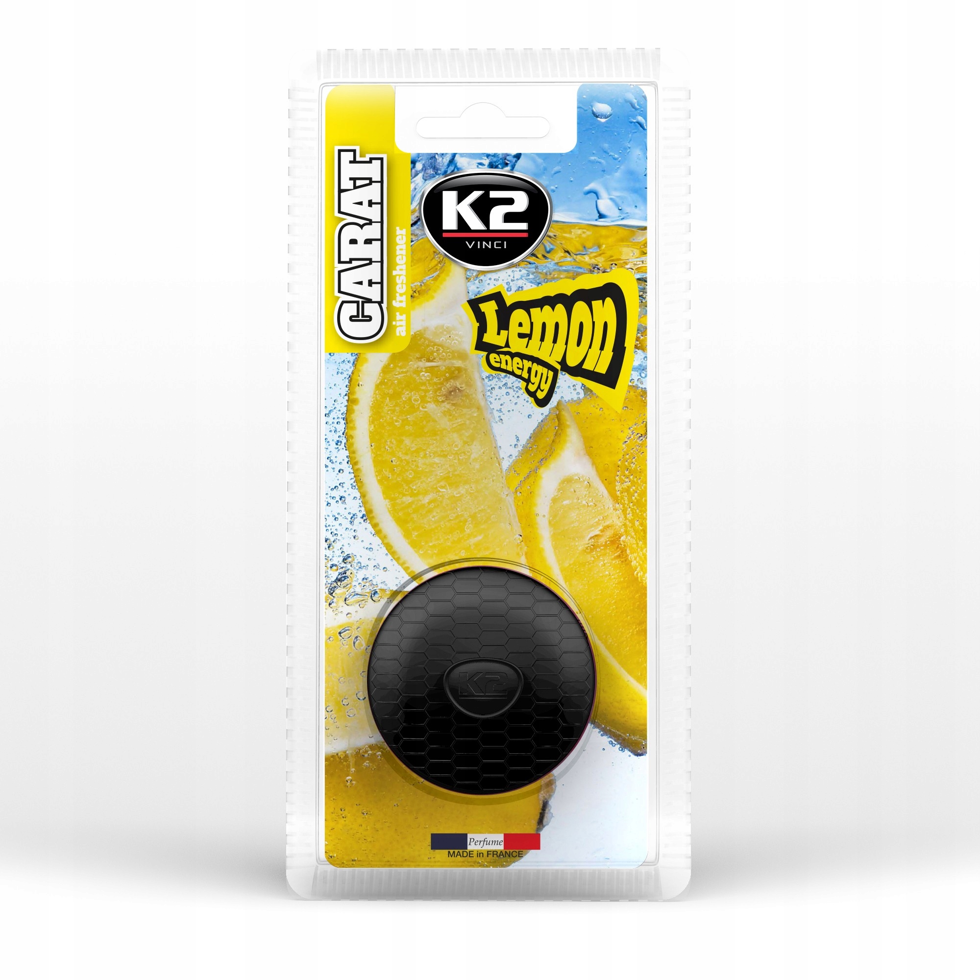 

K2 Carat Lemon Energy Zapach Samochodowy w kratkę