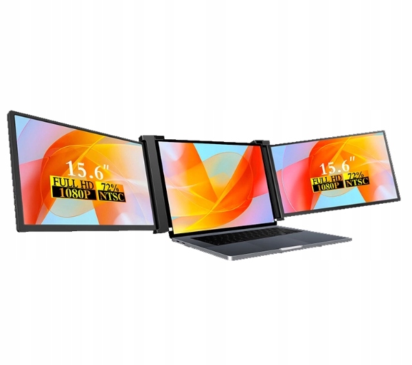 Monitory do laptopa Extralink Smart Life S9 2-Screen 15,6'' Fhd Ips 60Hz