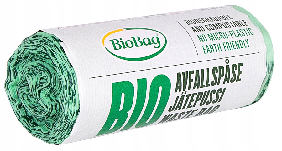 

BioBag, kompostowalne worki na odpady 6 L 30 szt
