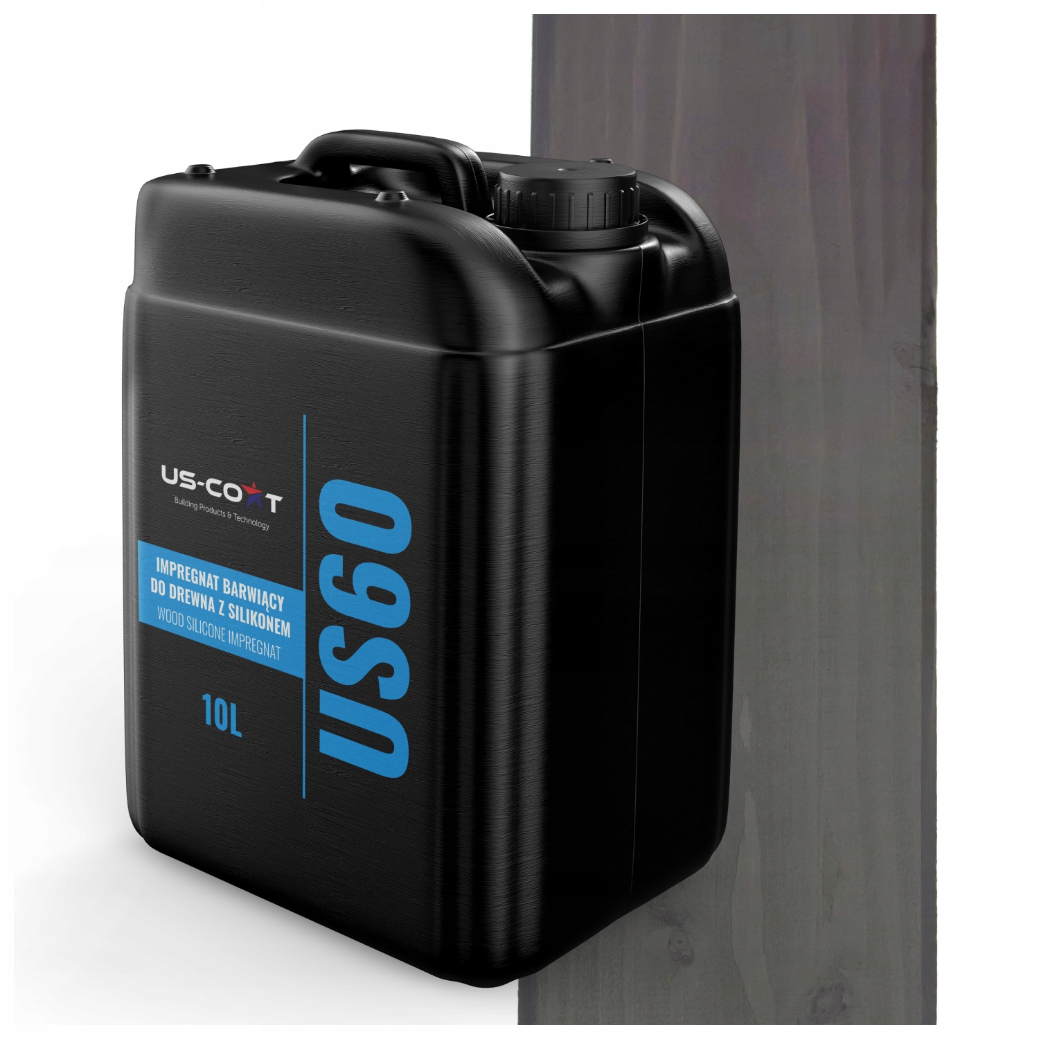 Impregnácia Na Drevo So Silikónom 2v1 Altánok Uv Farba Antracit 10L