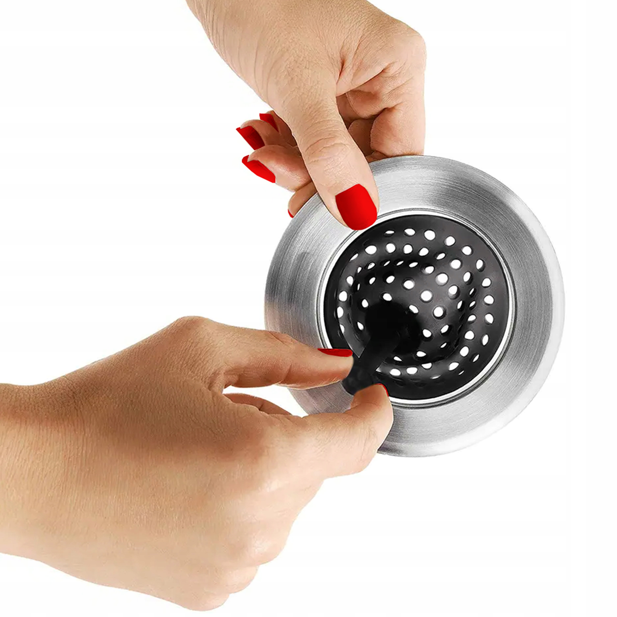 SITKO DO ZLEWU ZLEWOZMYWAKA DUŻE SILIKON STAL Stan opakowania oryginalne