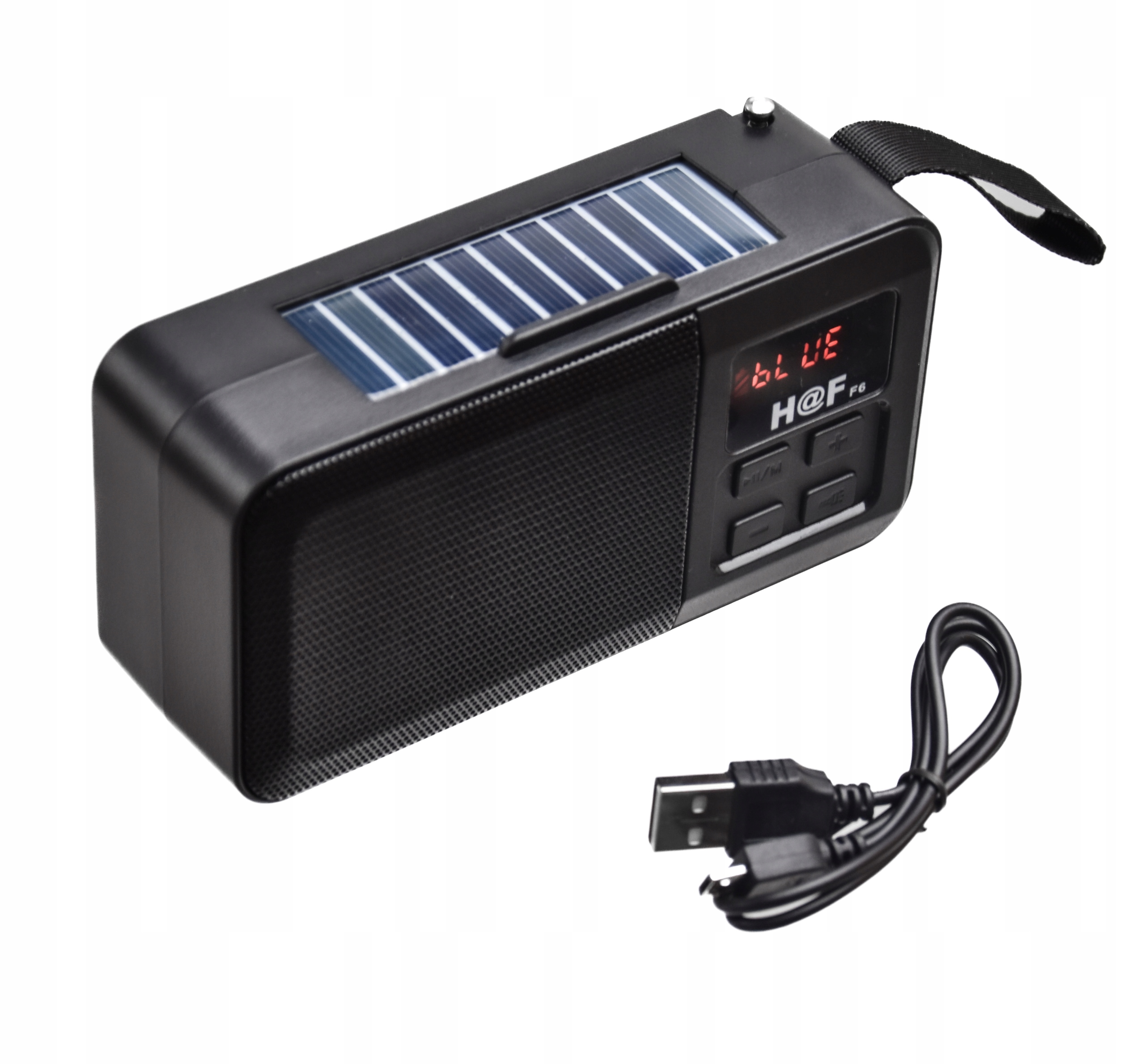 GŁOŚNIK BLUETOOTH RADIO SOLAR SOLARNE LATARKA USB Zasilanie sieciowo-bateryjne
