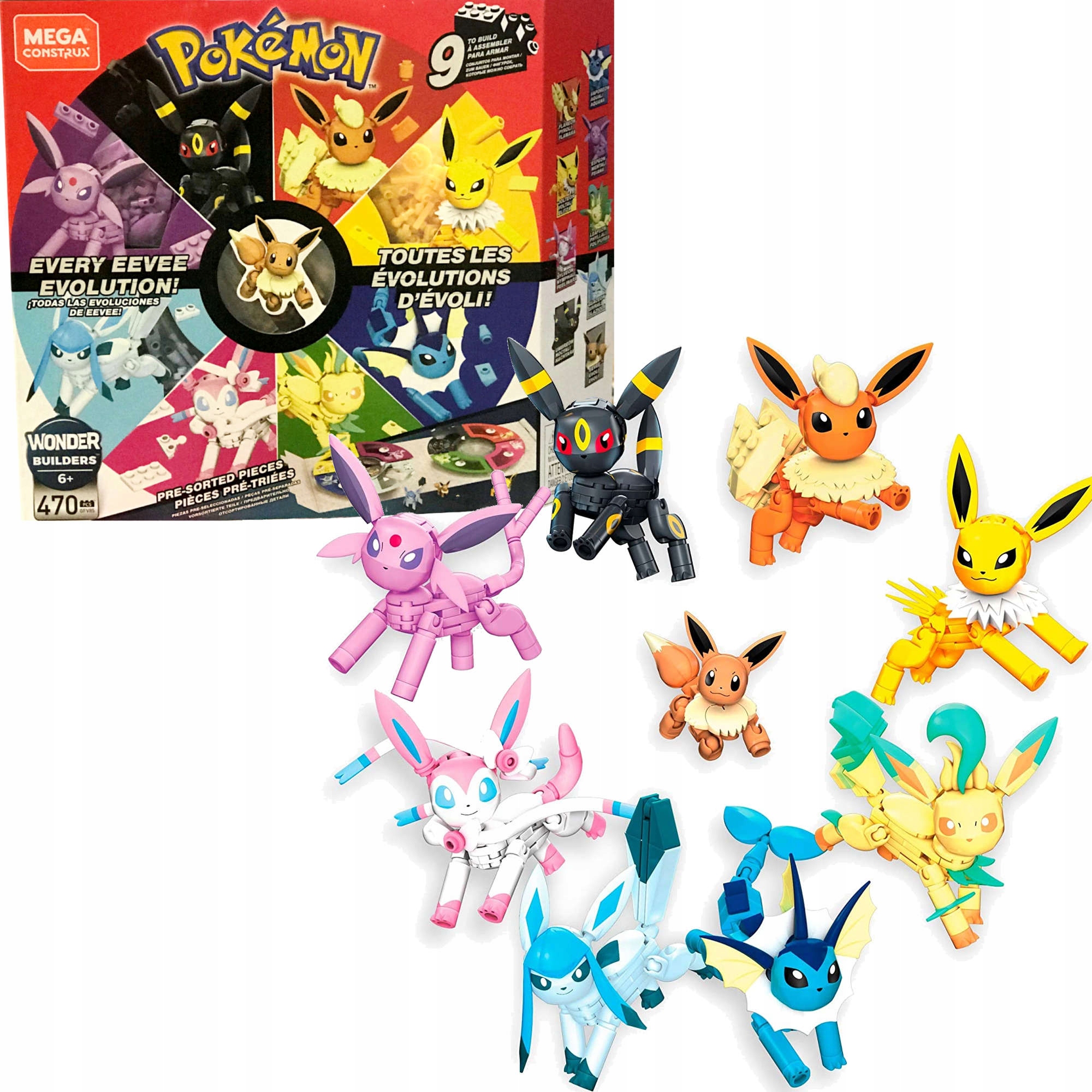 

Klocki Construx Pokemon Every Eevee Evolution