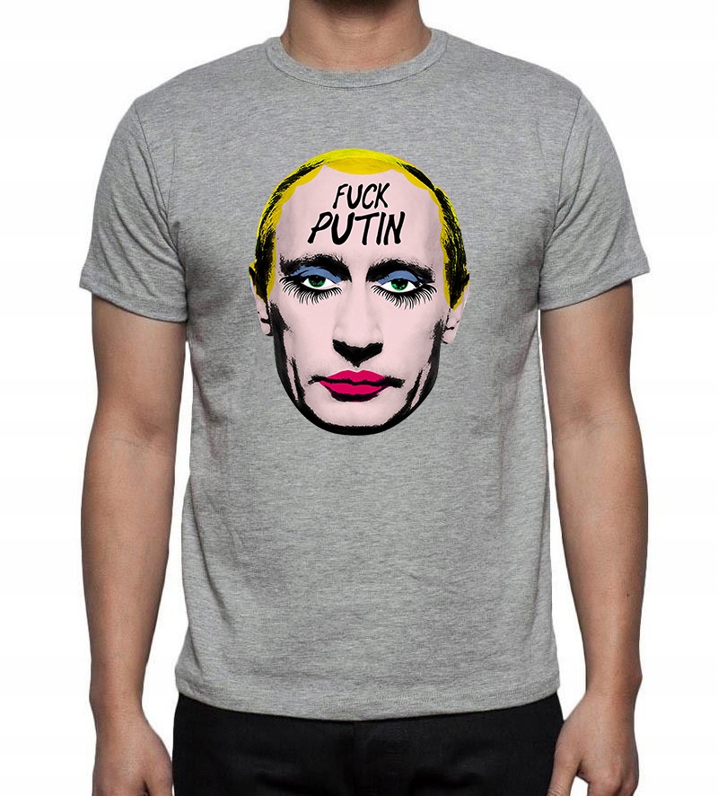 

Koszulka Męska Wolna Ukraina Fuck Putin War - 2XL