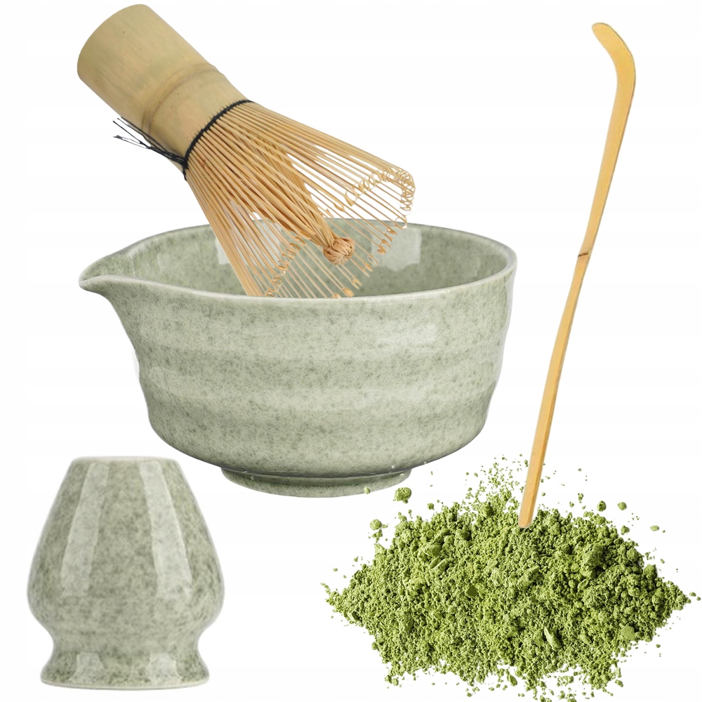 Levně Čajová Sada Matcha, Sada Metliček 4-DÍLNÁ Dárek