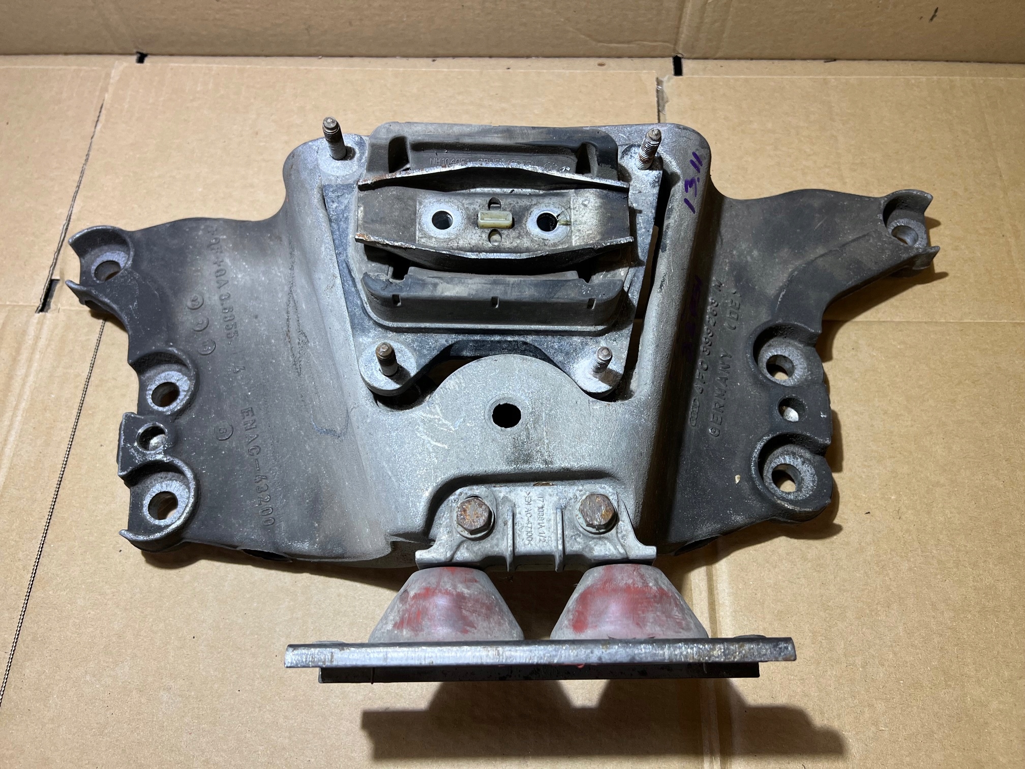 AUDI A6 C6 Stütze Airbag strebe Getriebe getriebe 4F0399263M