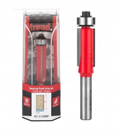 Freud 42-11508 Přímá/kopírovací Fréza Ložisko D=12 I=40 S=8 mm