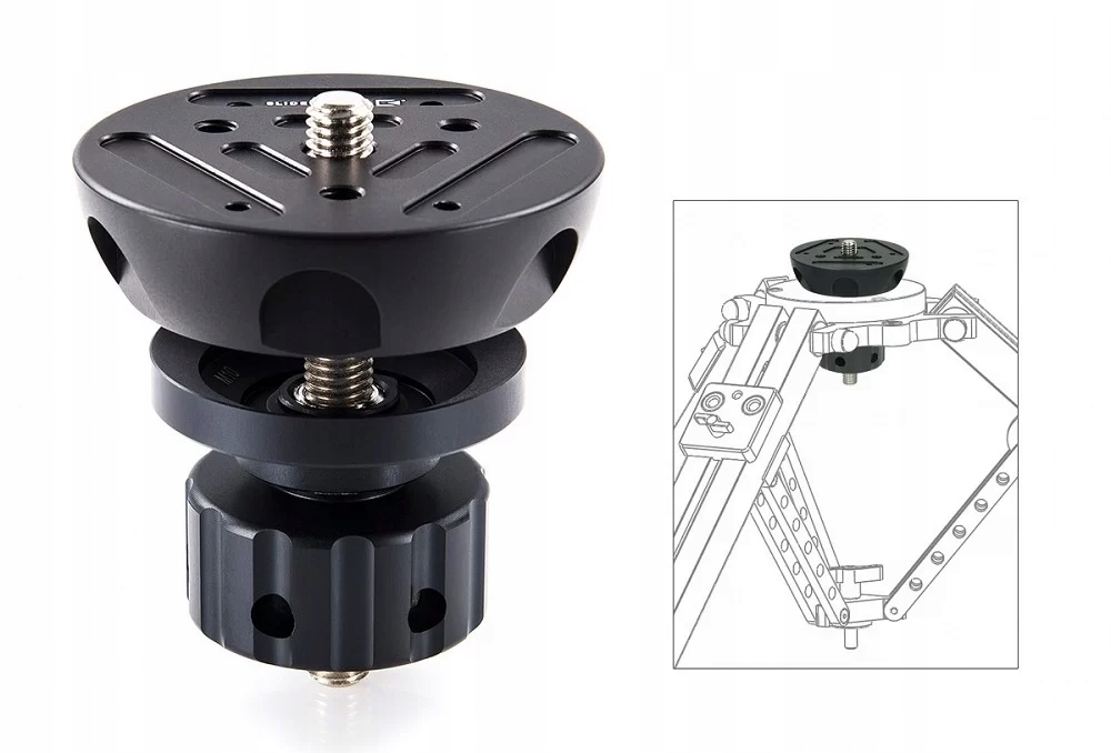 Polokoule 75 mm 3/8" s držákem Short
