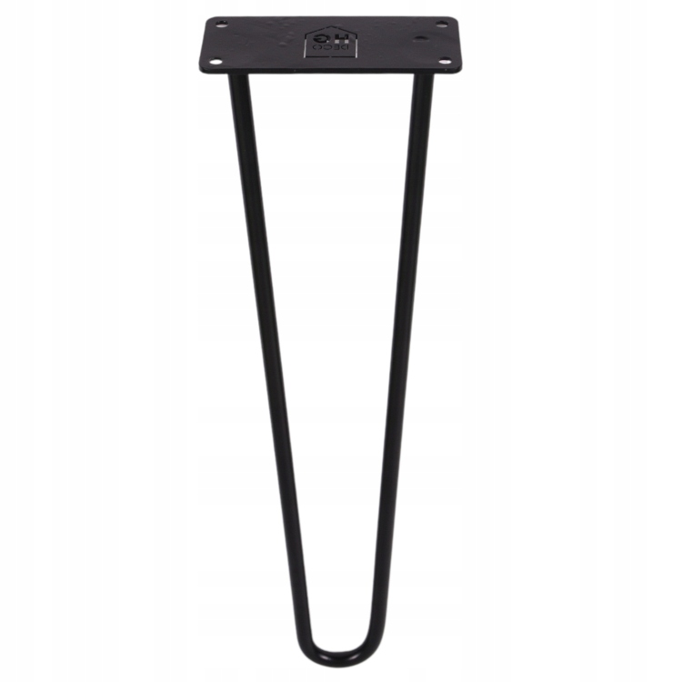 

Metalowa noga stołu Hairpin legs dwa pręty 40 cm