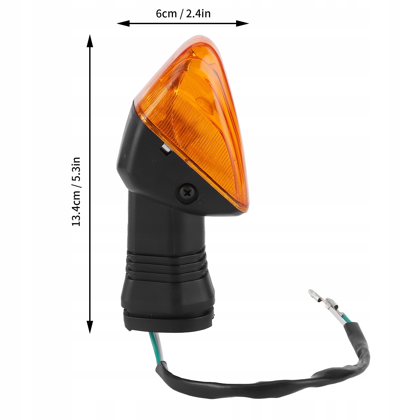 2X MOTOCYKLOWY KIERUNKOWSKAZ DO KAWASAKI Waga produktu z opakowaniem jednostkowym 0.1 kg
