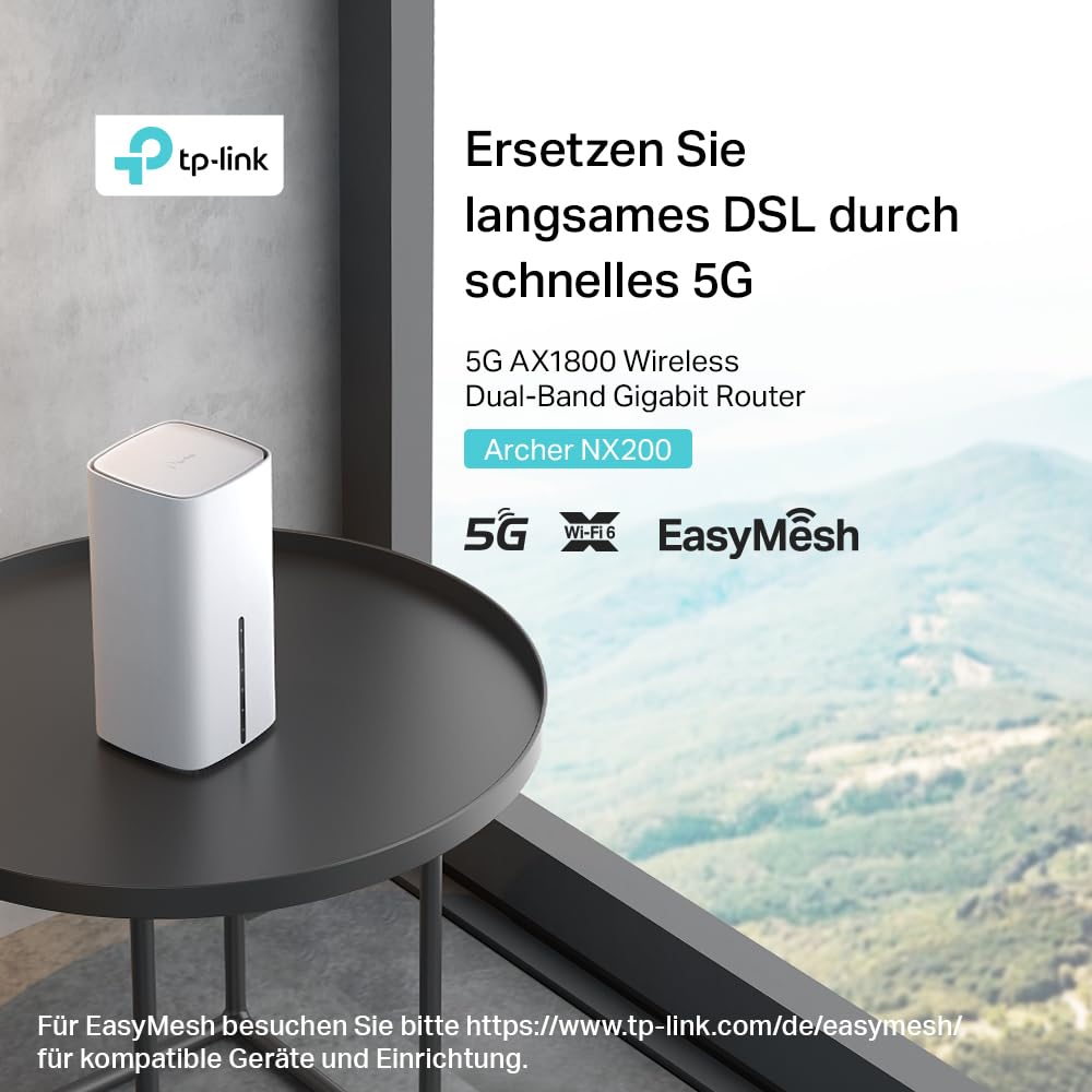 TP-LINK Router LTE 5G SIM AX1800 Dualband WLAN 3x Gigabit MU-MIMO — miniatura 2
