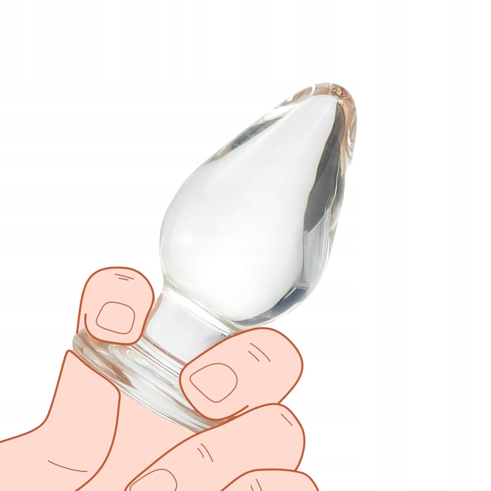 GLAS Szklany Korek Analny Dla Początkujących Stymulacja G-Punktu — miniatura 6