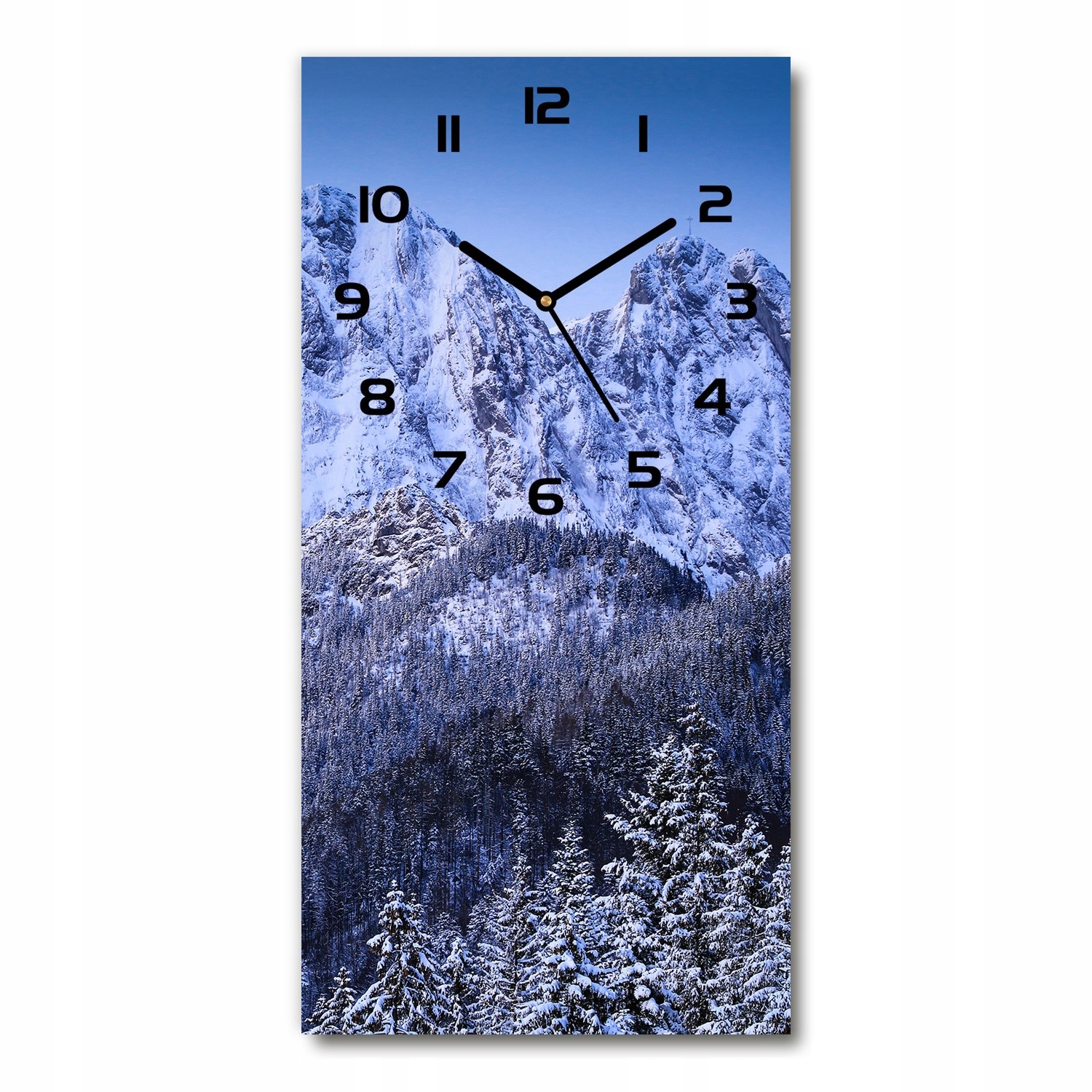 

Zegar szklany ścienny Giewont Tatry 30x60 pionowy