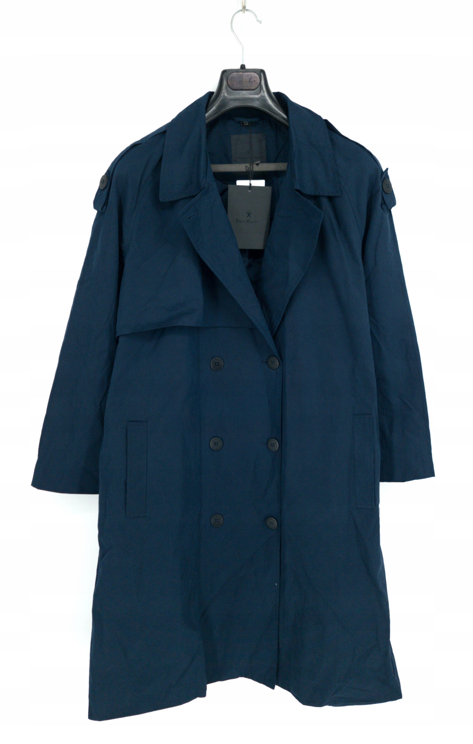 Klasický modrý kabát Dreimaster XXL